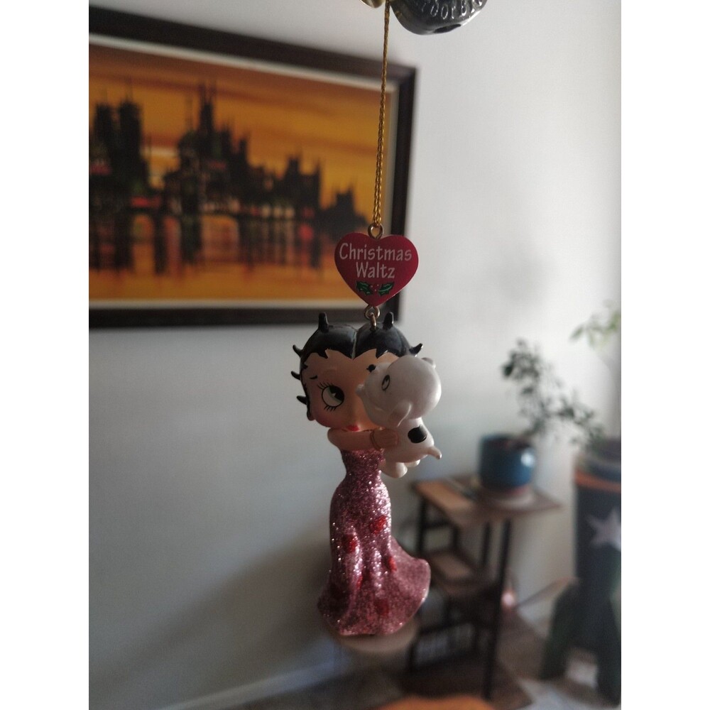 Danbury Mint The Betty Boop Glitter Ornaments ~4" 2011 ~ Christmas Waltz - Picture 2 of 9